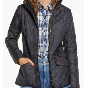 Barbour Cavalry Polarquilt Fleece Lined Jacket  Black NWT MSRP $295